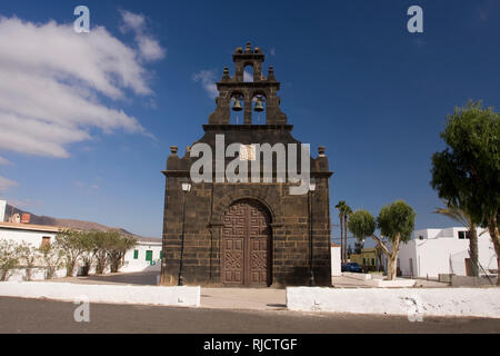 Pfarrkirche Santo Domingo de Guzman Tetir, Fuerteventura, Kanarische Inseln, Spanien, Europa Stockfoto