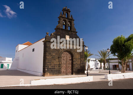 Pfarrkirche Santo Domingo de Guzman Tetir, Fuerteventura, Kanarische Inseln, Spanien, Europa Stockfoto