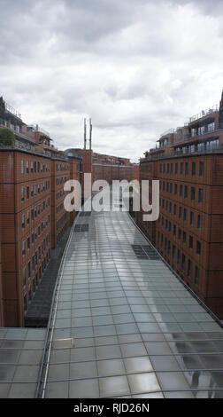 Industrielle Gebäude und Dach Stockfoto