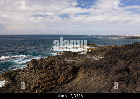 Küste in El Cotillo, Fuerteventura, Kanarische Inseln, Spanien, Europa Stockfoto