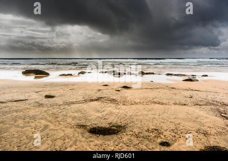 Fanore Beach, dem Burren, Co. Clare, Irland Stockfoto