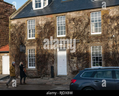 Die Bonnie Badger, neu eröffnetes Hotel, Restaurant und Pub von Tom Kitchin, Gullane, East Lothian, Schottland, Großbritannien Stockfoto