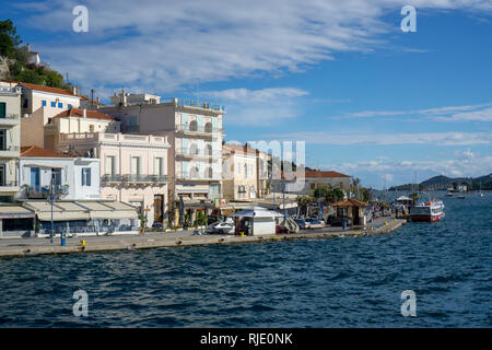 Nicht überraschend, Poros Island ist die beliebteste Wochenende Ziel der Athener. Es ist wunderschön! Stockfoto