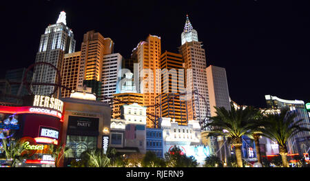 Las Vegas, Nevada, USA - Januar 24, 2015: New York - New York Hotel & Casino Stockfoto