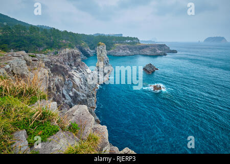 Oedolgae Rock, Jeju Island, South Korea Stockfoto