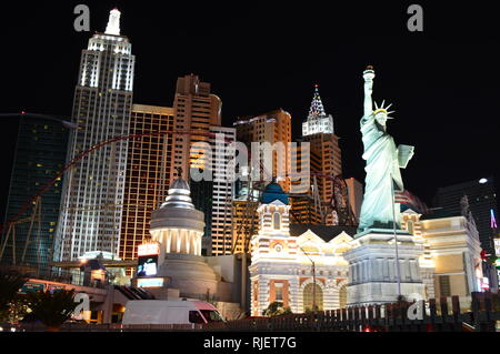 Las Vegas, Nevada, USA - Januar 24, 2015: New York - New York Hotel & Casino Stockfoto