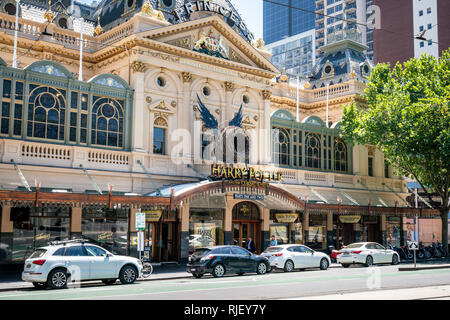 4. Januar 2019, Melbourne, Australien: Princess Theatre mit Harry Potter und die Verfluchten Kind spielen in Melbourne, Australien Stockfoto