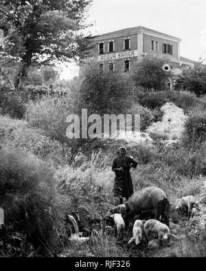 Chianciano Terme, Toskana, Italien, 1930 Stockfoto