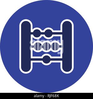 ABACUS Vektor Icon Zeichen Symbol Vektor Illustration für den privaten und gewerblichen Gebrauch... Reinigen Sie trendige Symbol... Stock Vektor