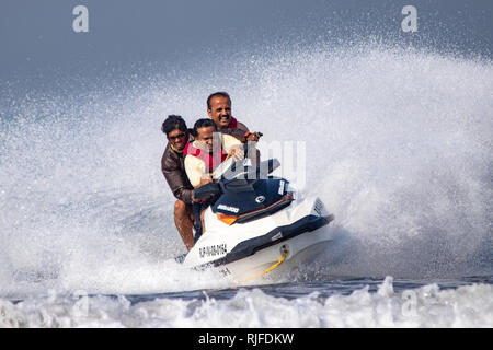 Wassersport in Indien Kokan Stockfoto