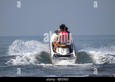 Wassersport in Indien Kokan Stockfoto