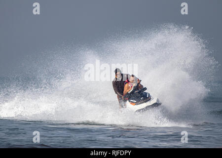 Wassersport in Indien Kokan Stockfoto