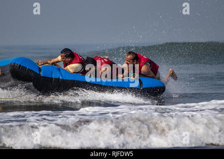 Wassersport in Indien Kokan Stockfoto