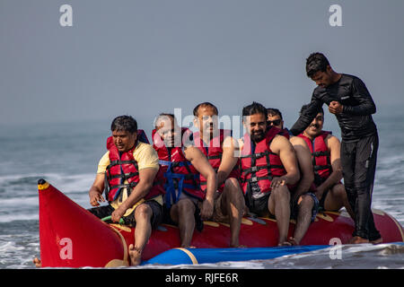 Wassersport in Indien Kokan Stockfoto