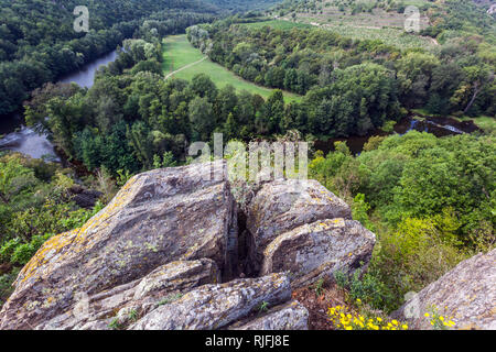 Europäischer Nationalpark, Podyji Nationalpark, Dyje River Valley, Thayatal, Tschechische Republik Stockfoto