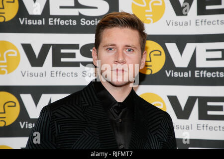 Beverly Hills, USA. 05 Feb, 2019. Schauspieler Allen Leech stellt auf der 17. jährlichen VES Awards im Beverly Hilton Hotel am Dienstag, Februar 5, 2019 in Beverly Hills, Kalifornien. Foto von Danny Moloshok/Moloshok Fotografie, Inc./imageSPACE Credit: Imagespace/Alamy leben Nachrichten Stockfoto
