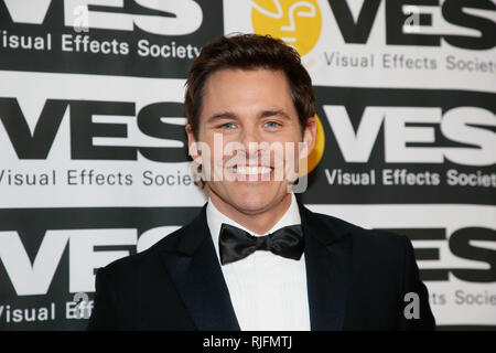 Beverly Hills, USA. 05 Feb, 2019. Schauspieler James Marsden stellt auf der 17. jährlichen VES Awards im Beverly Hilton Hotel am Dienstag, Februar 5, 2019 in Beverly Hills, Kalifornien. Foto von Danny Moloshok/Moloshok Fotografie, Inc./imageSPACE Credit: Imagespace/Alamy leben Nachrichten Stockfoto
