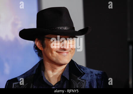 Los Angeles, USA. 05 Feb, 2019. Robert Rodriguez bei Twentieth Century Fox's "Battle Angel Alita: 'Premiere im Regency Dorf Theater in Westwood, CA, 5. Februar 2019 statt. Foto: Joseph Martinez/PictureLux Credit: PictureLux/Hollywood Archiv/Alamy leben Nachrichten Stockfoto
