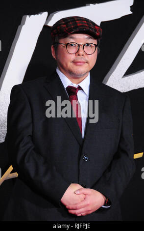 Los Angeles, USA. 05 Feb, 2019. Yukito Kishiro sorgt Twentieth Century Fox's': Battle Angel Alita" Premiere am 5. Februar 2019 in Westwood Village Regency Theater in Los Angeles, Kalifornien. Credit: Barry King/Alamy leben Nachrichten Stockfoto