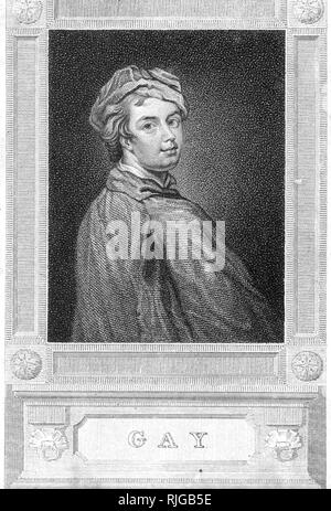 JOHN GAY (1685-1732), englischer Dichter und Dramatiker Stockfoto