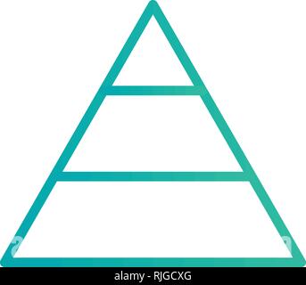 Pyramide Vektor Icon Zeichen Symbol Vektor Illustration für den privaten und gewerblichen Gebrauch... Reinigen Sie trendige Symbol... Stock Vektor