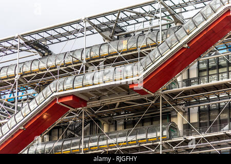 Centre Georges Pompidou in Paris, France Stockfoto