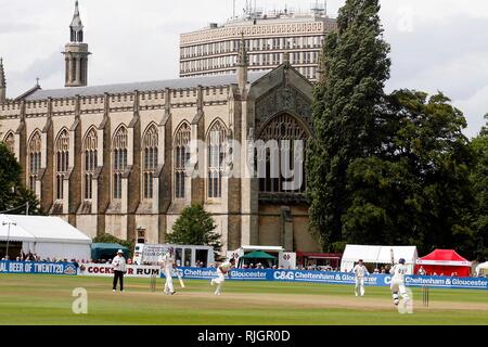 Kricket Cheltenham Festival in Cheltenham College, Cheltenham, Gloucestershire, England, UK Bild von Antony Thompson - tausend Wort Medien Kontakt f Stockfoto