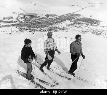 Blick auf einen Teil der Provinz Teheran 1962 Stockfoto