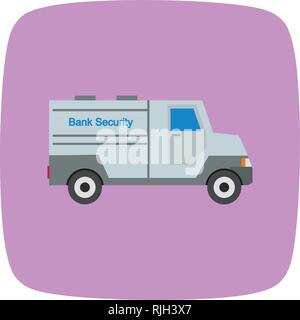 Sicherheit Van Vektor Icon Zeichen Symbol Vektor Illustration für den privaten und gewerblichen Gebrauch... Reinigen Sie trendige Symbol... Stock Vektor