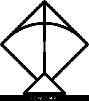 Kite Vektor Icon Zeichen Symbol Vektor Illustration für den privaten und gewerblichen Gebrauch... Reinigen Sie trendige Symbol... Stock Vektor