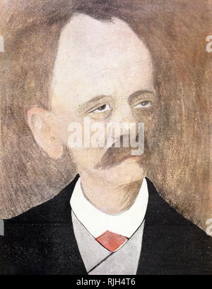 1903, Karikatur von Jules Massenet (1842-1912), französischer Komponist der Romantik am besten für seine Opern bekannt. Stockfoto