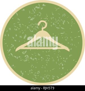 Kleiderbügel Vektor Icon Zeichen Symbol Vektor Illustration für den privaten und gewerblichen Gebrauch... Reinigen Sie trendige Symbol... Stock Vektor