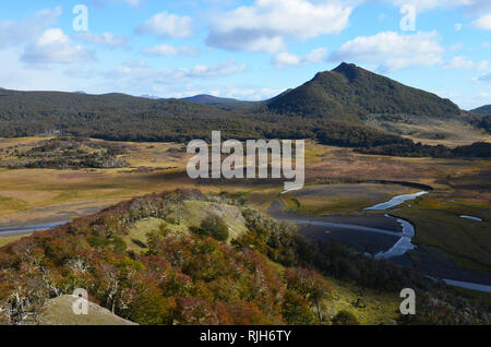 Karukinka, einem unberührten Biosphärenreservat im Herzen von Tierra del Fuego, Südchile Stockfoto