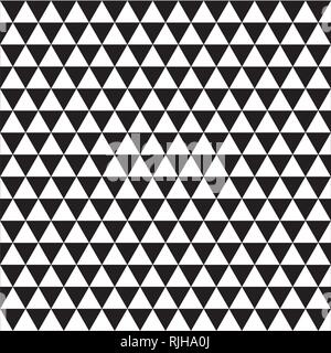 Schwarze und Weiße geometrische Vector pattern Stock Vektor