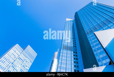 Hochhäuser in central business district Stockfoto