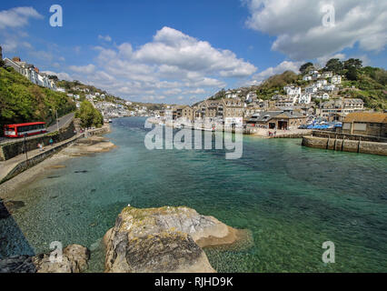 Looe, Stadt am Meer im Südosten von Cornwall, Großbritannien Stockfoto