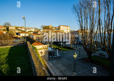 Vila do Conde, Portugal - Januar 03, 2019: Innenstadt von Vila do Conde, Porto District, Portugal Stockfoto