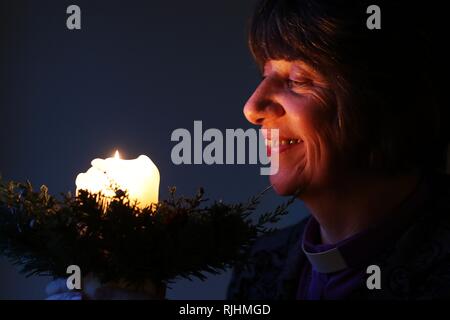 Der Right Reverend Rachel Treweek, der Bischof von Gloucester Stockfoto