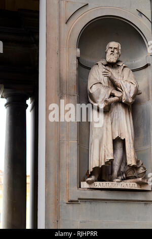 Piazzale degli Uffizi, Florenz, Italien, Europa Stockfoto