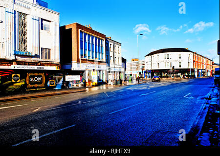 North High Street in Richtung Maxwells Ecke, Stockton on Tees, Cleveland, England Stockfoto