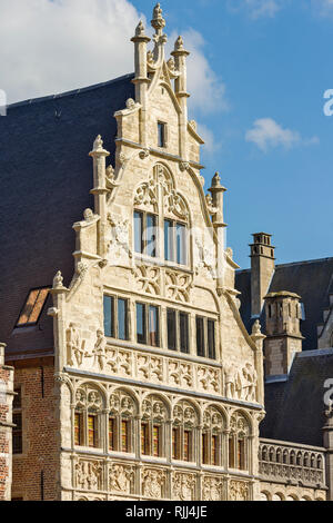 Der freien Schiffer Guild House an der Graslei im historischen Stadtzentrum von Ghent, Belgien Stockfoto