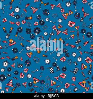 Racing set Muster. Vector Illustration EPS 10. Stock Vektor