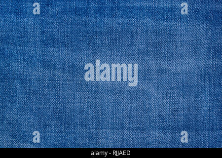 Jeans Material mit einer rauhen Textur Farbe blau. Modernen Lifestyle. Stockfoto
