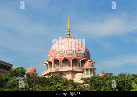 Masjid Putra oder Putra Moschee in Putrajaya Malaysia Stockfoto