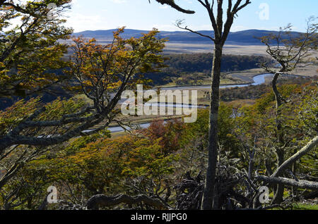 Karukinka, einem unberührten Biosphärenreservat im Herzen von Tierra del Fuego, Südchile Stockfoto