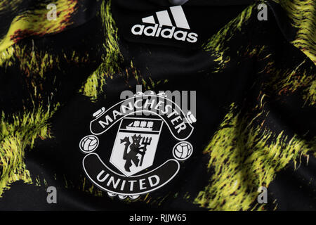 Manchester United EA Sports Limited Edition Jersey. Stockfoto