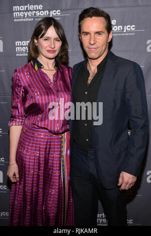 New York, USA. 5. Februar 2019. Emily Mortimer und Alessandro Nivola teilnehmen zu Staub' New York Siebung an der GBA am Februar 05, 2019 in New York City. Credit: Erik Pendzich/Alamy leben Nachrichten Stockfoto