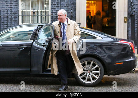 Geoffrey Cox - Attorney General kommen an der Downing Street die wöchentliche Kabinettssitzung zu besuchen. Stockfoto