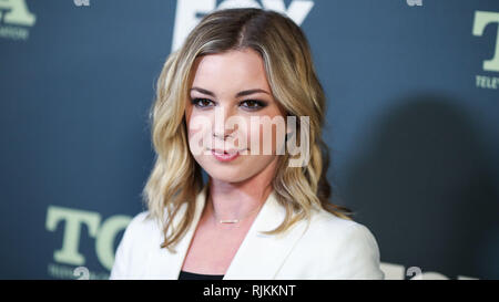 Pasadena, USA. 06 Feb, 2019. PASADENA, Los Angeles, CA, USA - Februar 06: Schauspielerin Emily VanCamp kommt an der Fox Winter TCA 2019 All-Star-Party im Bild Haus am 6. Februar 2019 in Pasadena, Los Angeles, California, United States. (Foto von Xavier Collin/Image Press Agency) Quelle: Bild Presse Agentur/Alamy leben Nachrichten Stockfoto