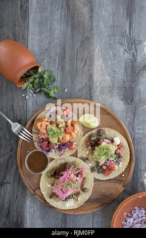 Gourmet Tacos Stockfoto